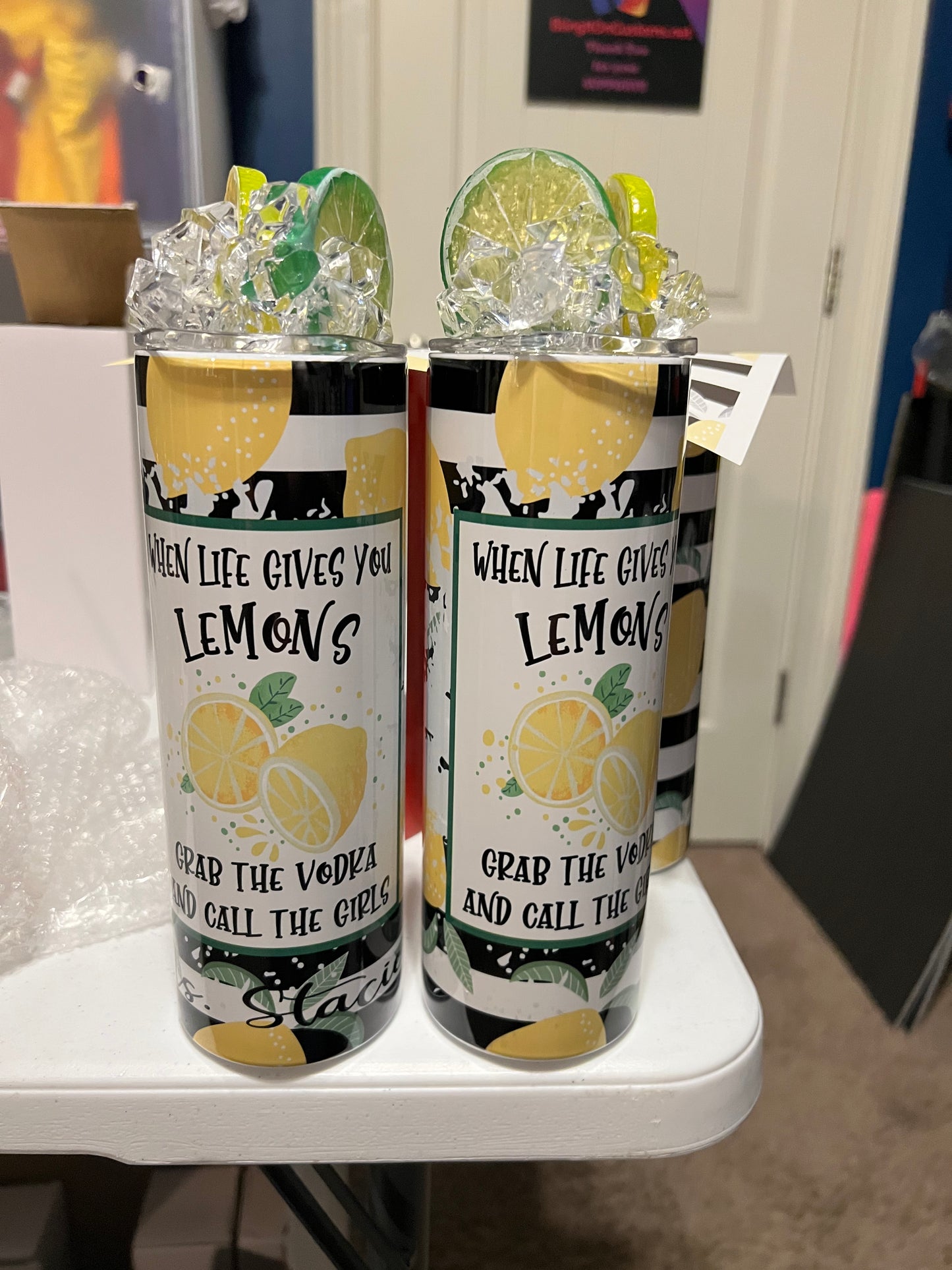 When life gives you Lemons 20oz Tumbler,Skinny