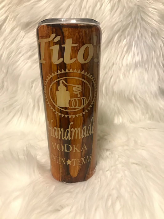 Tito’s Woodgrain 20oz