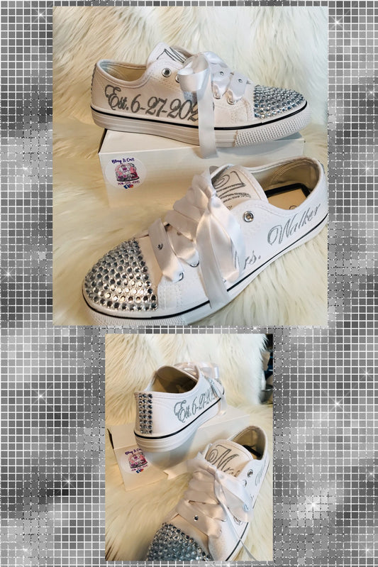 Rhinestone Low Top(Toe Area Only)